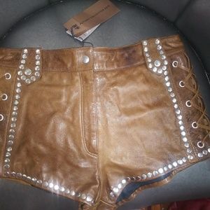 Genuine Leather Shorts size 10